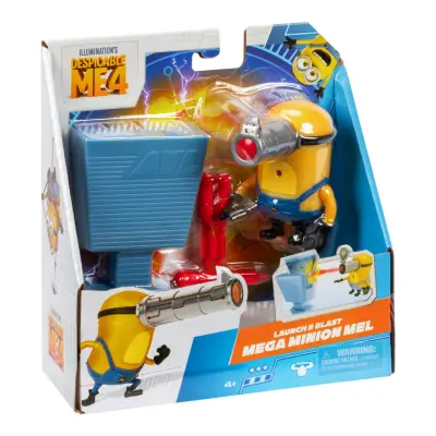 Dumma Mej 4 Launch&Blast Mega Minion Mel - Despicable Me -  Leksaksaffären