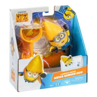 Dumma Mej 4 Launch&Crash Mega Minion Gus - Despicable Me -  Leksaksaffären