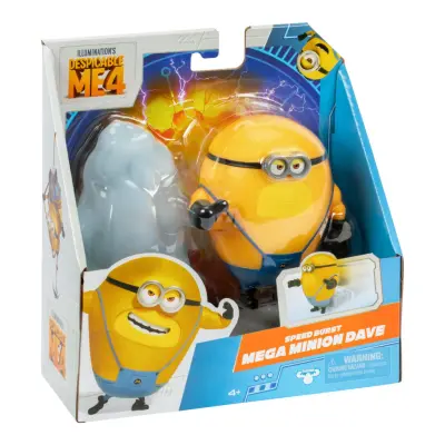 Dumma Mej 4 Speed Burst Mega Minion Dave - Despicable Me -  Leksaksaffären