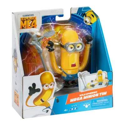 Dumma Mej 4 Wild Spinning Mega Minion Tim - Despicable Me -  Leksaksaffären