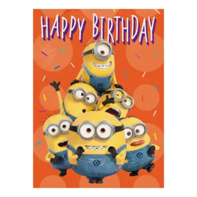 Födelsedagskort Minions
