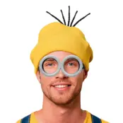 Gul Gruvarbetare Mössa&Glasögon - One size