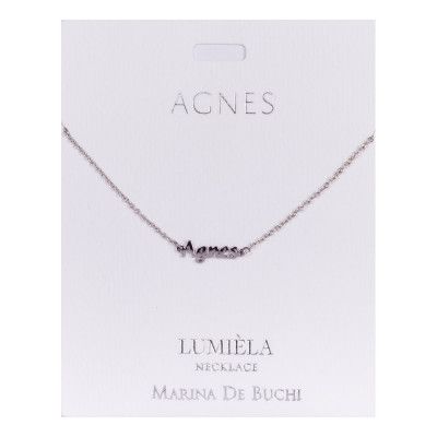 Namnhalsband Silver - Agnes