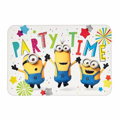 Inbjudningskort Party Time Minions - 8-pack
