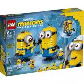 LEGO Brick-built Minions & their Lair
