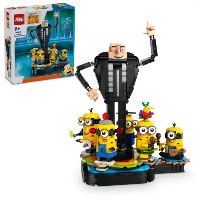 LEGO Minions - Brick-Built Gru and Minions