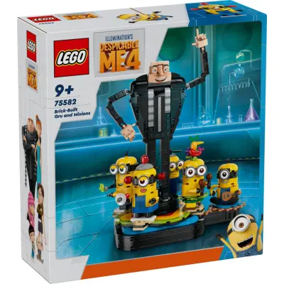 LEGO® Minions Klossbyggd Gru med minioner 75582 - LEGO -  Leksaksaffären
