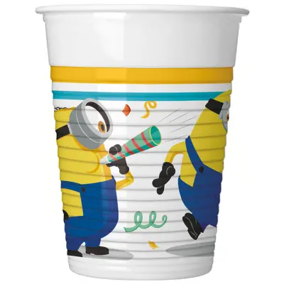 Minioner Plastmugg 8-pack