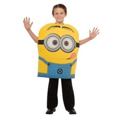 Minions Barnmaskeraddräkt Dave 5-6 år
