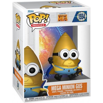 Minions - Despicable Me 4 - Mega Minion Gus vinylfigur 1554 - Funko Pop! - Funko Shop Europe