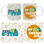 Minions Mug 320ml Happy Mix MY DREAM JOB