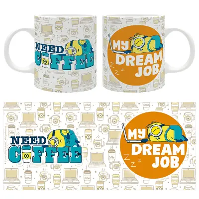 Minions Mug 320ml Happy Mix MY DREAM JOB