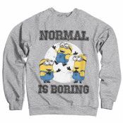 Minions - Normal Life Is Boring Sweatshirt, Sweatshirt