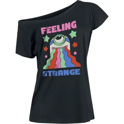 Minions T-shirt - Feeling Strange - S XXL - för Dam - svart