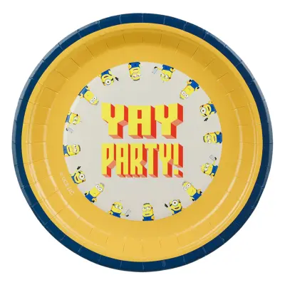 Papperstallrikar Minions - 6-pack