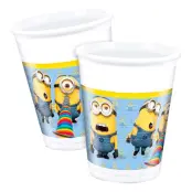 Plastmuggar Minions - 8-pack