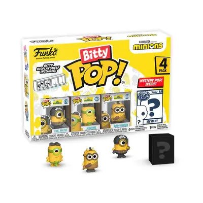 POP Minions - Bitty 4-Pack - Eye Matie 2.5cm