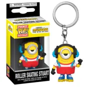 POP Pocket keychain Minions 2 Roller Skating Stuart