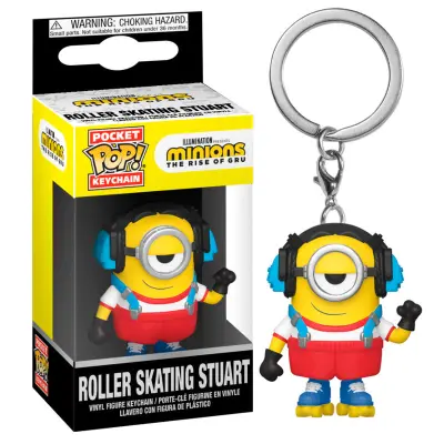 POP Pocket keychain Minions 2 Roller Skating Stuart