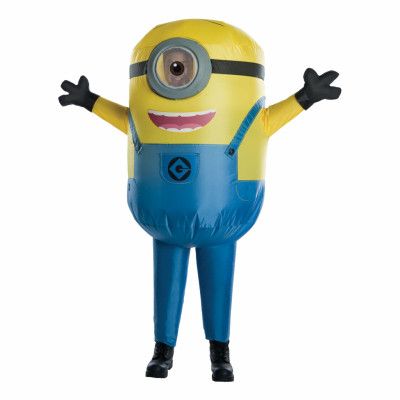 Uppblåsbar Minion Stuart Barn Maskeraddräkt - One size