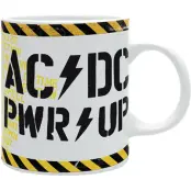 AC/DC Mugg - PWR Up - för  flerfärgad