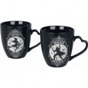 Alchemy England - Gothic Mugg-paket - Witch and Warlock - set med muggar - för  flerfärgad