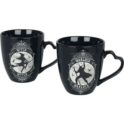 Alchemy England - Gothic Mugg-paket - Witch and Warlock - set med muggar - för None - flerfärgad