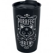 Alchemy England - Gothic Mugg - Purrfect Brew - för  svart/vit