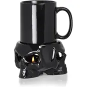 Alchemy England - Gothic Mugg - Mugg med muggvärmare Dödskalle - för None - svart