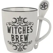 Alchemy England - Gothic Mugg - Witches Brew - för None - vit/svart