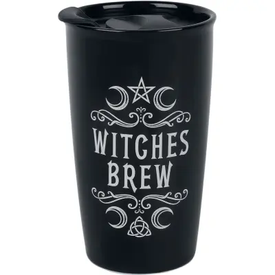 Alchemy England - Gothic Mugg - Witches Brew - för None - vit/svart