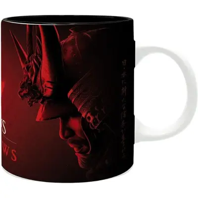 Assassin's Creed - gaming Mugg - Shadows - Yasuke & Naoe - för None - svart/röd