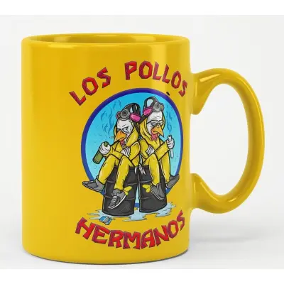 Breaking Bad Mugg - Walter And Jesse Hermanos - för  gul