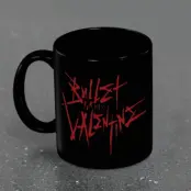 Bullet For My Valentine Mugg - Red Logo - för None - svart