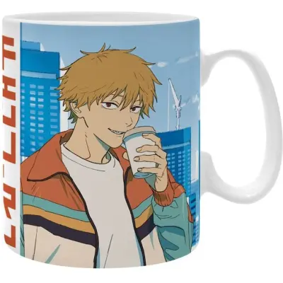 Chainsaw Man - Anime Mugg - Denji & Pochita - för None - flerfärgad