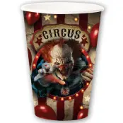 Cirkus Clown Pappersmugg 6-pack