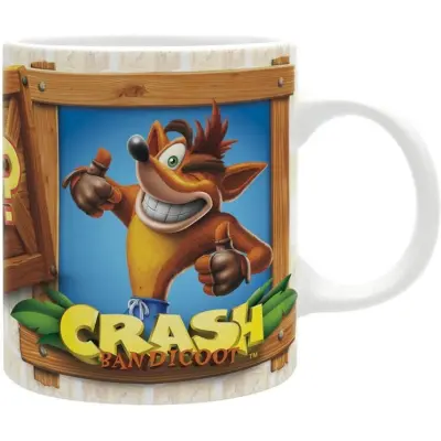 Crash Bandicoot - gaming Mugg - N.sane - för  flerfärgad