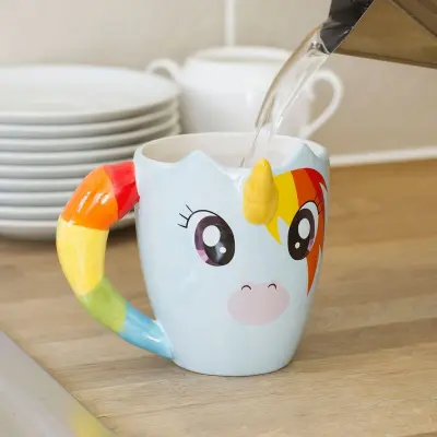 Das letzte Einhorn - Anime Mugg - Einhorn Tasse - för None - flerfärgad
