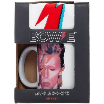 David Bowie Mugg - Aladdin Sane - Tassen-Socken-Set - för None -