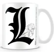 Death Note - Anime Mugg - L - för None - flerfärgad