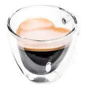 Dubbelväggad Glasmugg Hjärta