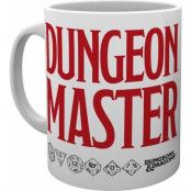 Dungeons and Dragons - gaming Mugg - Dungeon Master - för  vit