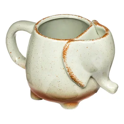 Elefantmugg - Grå/Beige