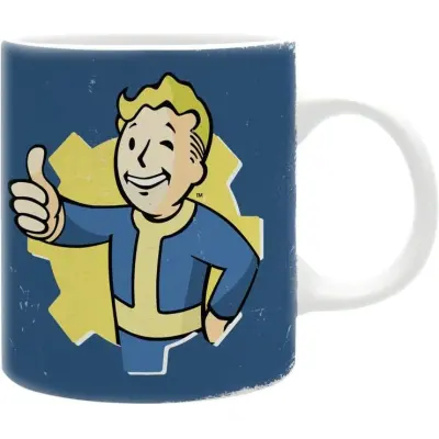 Fallout - gaming Mugg - Vault Boy Blue - för None - flerfärgad