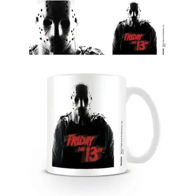 Fredagen den 13:e Mugg - Jason - för  vit/svart/röd