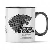 Games of Thrones - Winter is Coming Vit Mugg