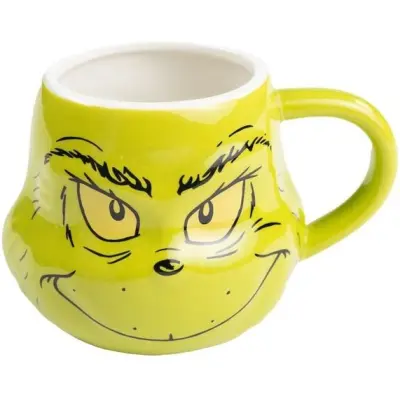 Grinchen - Anime Mugg - Grinch - Face - för  flerfärgad