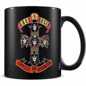 Guns N' Roses Mugg - Appetite Cross - för  flerfärgad