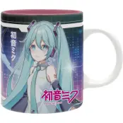 Hatsune Miku - Anime Mugg - Cyberpunk - för flerfärgad