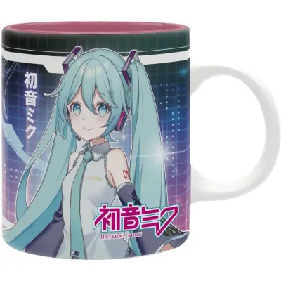 Hatsune Miku - Anime Mugg - Cyberpunk - för  flerfärgad